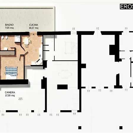 Апартаменты Ferienwohnung Eros Mit Gemeinschaftlichem Pool *